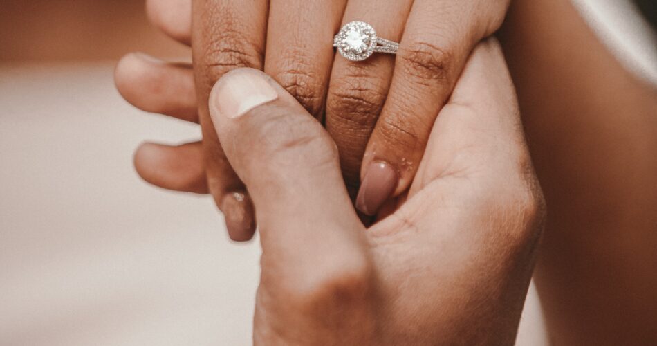 couple holding hands